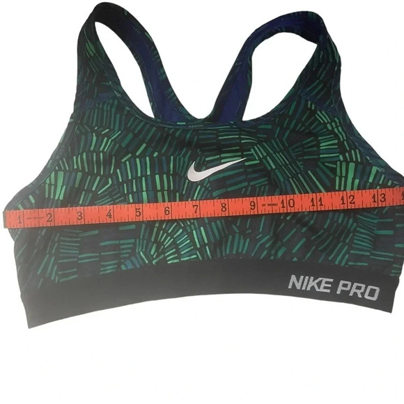 Nike Womens Padded Sports Bra Pro Dri-Fit Tidal Size Medium - Picture 3 of 4